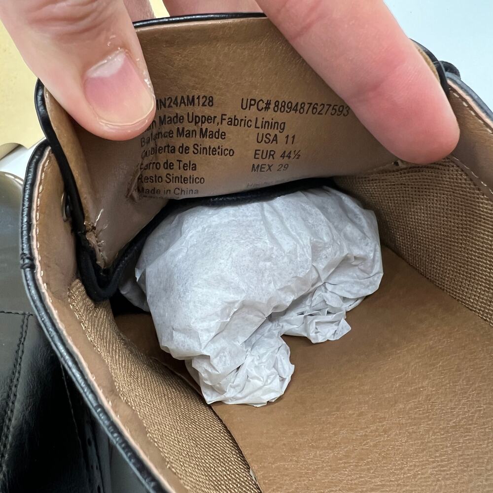 Madden NYC Men's Anthony Oxford Shoes Lace-up Black Size 11 - Picture 9 of 12